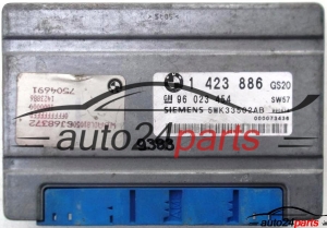 CENTRALITA ECU CAJA DE CAMBIO AUTOMATICO BMW E46 E39 3.0, SIEMENS 5WK33502AB, 96 023 454, 96023454, 1 423 886, 1423889 