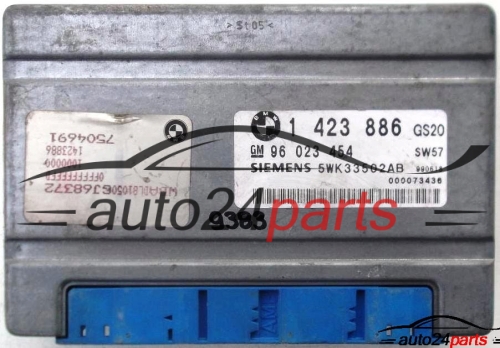 CENTRALITA ECU CAJA DE CAMBIO AUTOMATICO BMW E46 E39 3.0, SIEMENS 5WK33502AB, 96 023 454, 96023454, 1 423 886, 1423889 