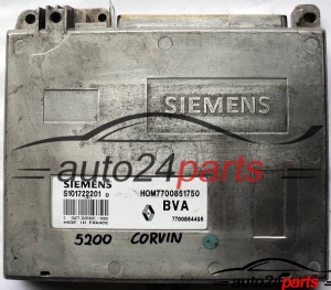 CALCULATEUR MOTEUR RENAULT SAFRANE 3.0 SIEMENS S101722201D, S101722201 D, 101722201, HOM7700851750, HOM 7700851750, 7700864498