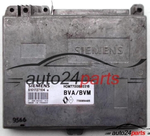 ECU CENTRALITA DE MOTOR RENAULT LAGUNA 2.0 SIEMENS S101727104 B, S101727104B, HOM7700860316, 7700864485