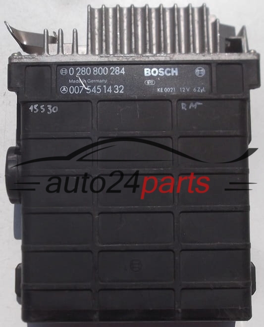  KOMPUTER STEROWNIK SILNIKA MERCEDES W201 190 W124 124 W126 126 2.6 BENZYNA 0075451432, 007 545 14 32, BOSCH 0280800284, 0 280 800 284