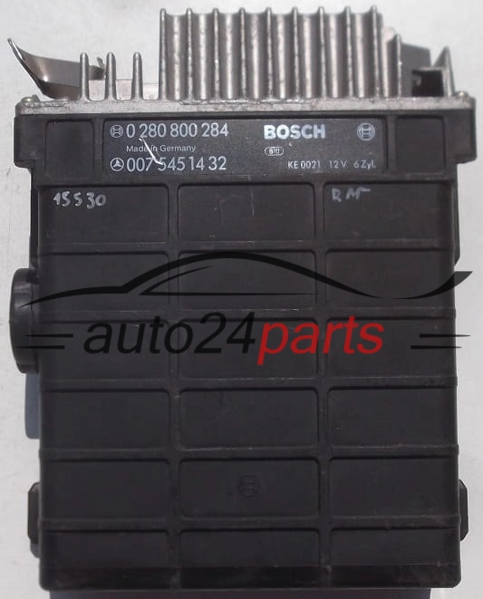 KOMPUTER STEROWNIK SILNIKA MERCEDES W201 190 W124 124 W126 126 2.6 BENZYNA 0075451432, 007 545 14 32, BOSCH 0280800284, 0 280 800 284