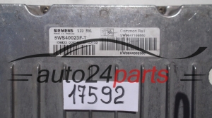 KOMPUTER STEROWNIK SILNIKA CITROEN C5 2.0 HDI SIEMENS 5WS40023F-T, 5WS40023FT, SW 9647166880, HW 9644302380 