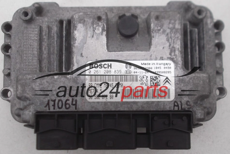 KOMPUTER STEROWNIK SILNIKA PEUGEOT CITROEN 1.6 BOSCH 0 261 208 839