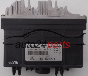 MOTORSTEUERGERÄT ECU STEUERGERAT VW VOLKSWAGEN GOLF 1.4 BOSCH 0 261 200 764/765, 0261200764, 032 906 026 X, 032906026X