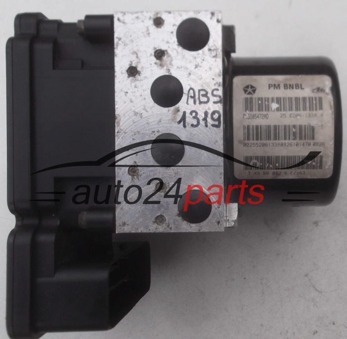 BOMBA HIDRAULICA Y CENTRALITA ABS CHRYSLER DOGE JEEP P05105472AD, ATE 25.0206-1338.4, 25020613384, 25.0927-4321.3, 25092743213, 25.0613-3020.3, 25061330203
