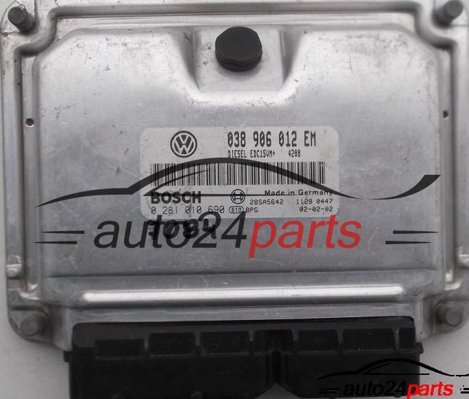 SEAT IBIZA 1.9 TDI BOSCH 0 281 010 690, 0281010690, 038 906 012 EM, 038906012EM