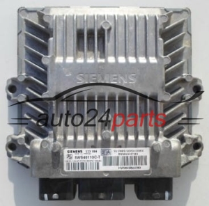 ECU CENTRALITA DE MOTOR  CITROEN C3 1.4 HDI SIEMENS 5WS40110C-T, 5WS40110CT, SW 9653447480, HW 9648624280, SID804 