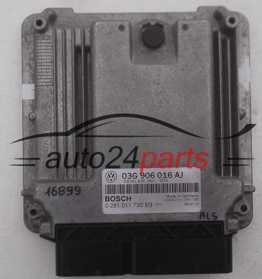 MOTORSTEUERGERÄT ECU STEUERGERÄT SEAT LEON 2.0 TDI BOSCH 0 281 011 730