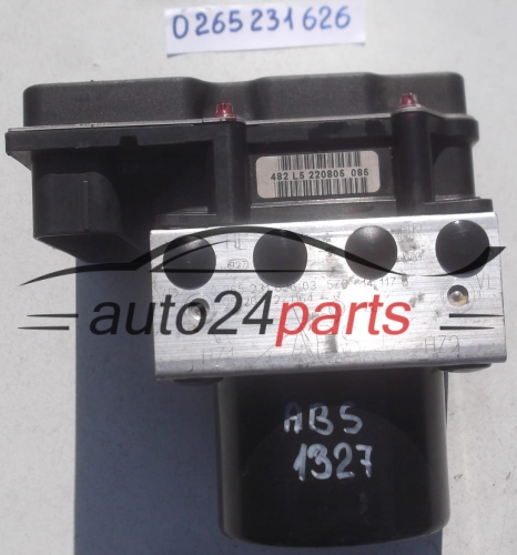 ABS POMPA I STEROWNIK VOLKSWAGEN FOX POLO BOSCH 0 265 231 626, 0265231626, 5Z0 614 117 B, 5Z0614117B, 0 265 800 468, 0265800468