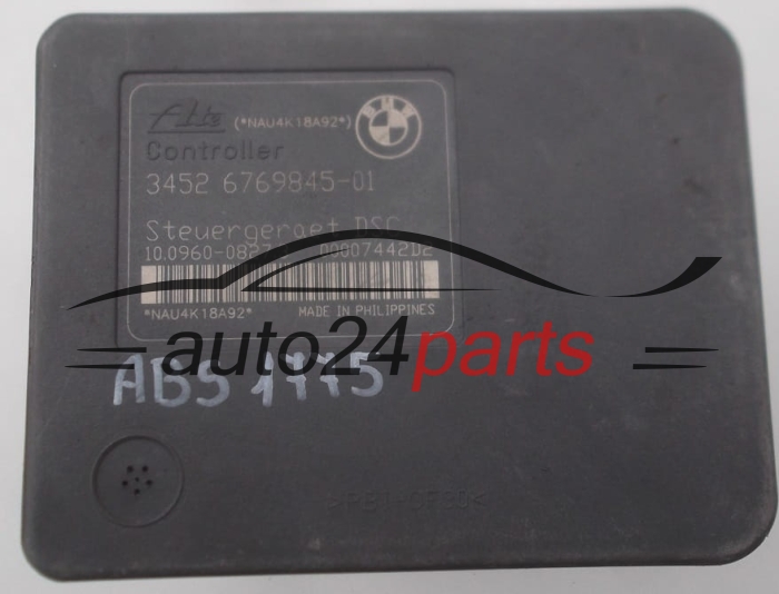 POMPE HYDRAULIQUE ET CALCULATEUR d'ABS BMW E87 E90 3451-6769844-01,  ATE 10.0206-0178.4