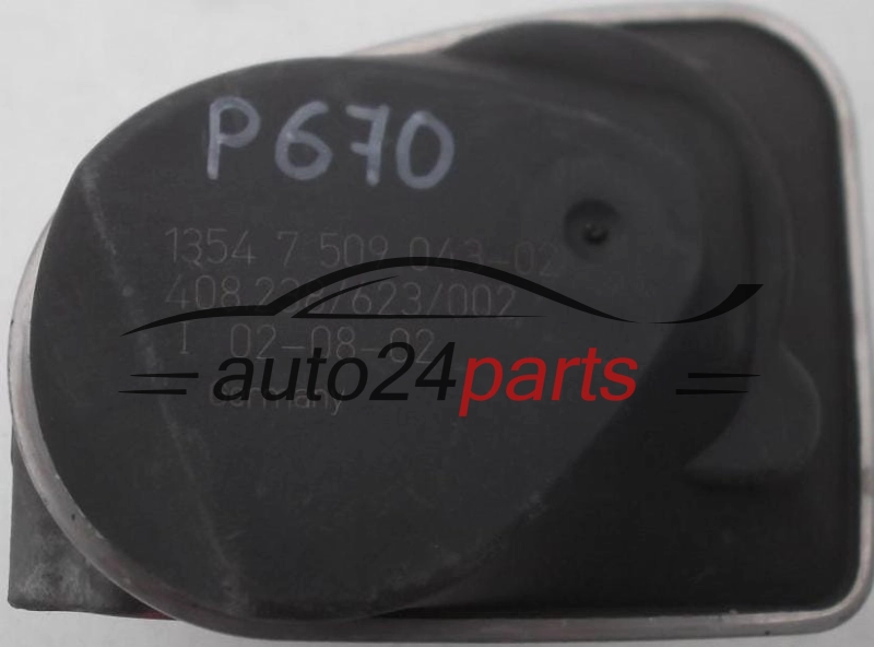 PRZEPUSTNICA POWIETRZA BMW MINI COOPER 1354 7 509043-02, 1354750904302, VDO 408 238/623/002, 408238623002