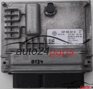 CALCULATEUR MOTEUR VOLKSWAGEN POLO 6R 1.2 TDI DELPHI 28317442, 03P 906 021 B, 03P906021B, 03P 907 425, 03P907425