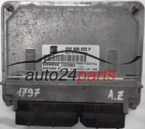 MOTORSTEUERGERÄT ECU STEUERGERAT SEAT IBIZA 1.2 03E906033P, 5WP44304