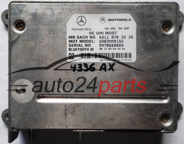 CENTRALITA BLUETOOTH MERCEDES 