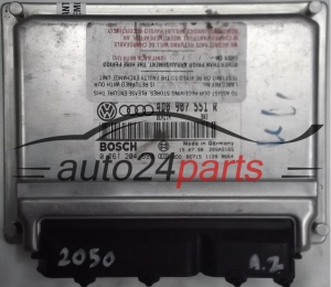 KOMPUTER STEROWNIK SILNIKA AUDI A4 A6 VW VOLKSWAGEN PASSAT 2.8 V6 30V 4D0907551R, 4D0 907 551 R, BOSCH 0261204690, 0 261 204 690, BENZIN D02 26SA5165 - 9224 