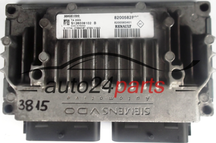 Ecu Caja de cambios automática RENAULT SIEMENS VDO S126028102 B,  8200582809, 8200563401