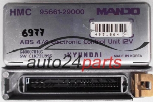 CALCULATEUR ABS HYUNDAI LANTRA MANDO HMC 95661-29000, 9566129000, HELLA 5SD 006 868-05, 5SD00686805, SW CLK72U99S, 6400070105