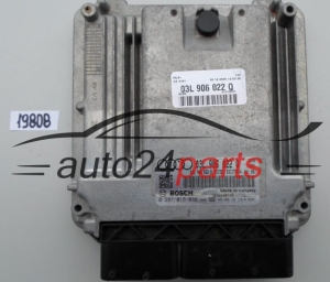 KOMPUTER STEROWNIK SILNIKA AUDI Q5 2.0 TDI BOSCH 0 281 015 038, 0281015038, 03L 906 022 Q, 03L906022Q, 03L906022B, EDC17CP14 - 19808, 21418