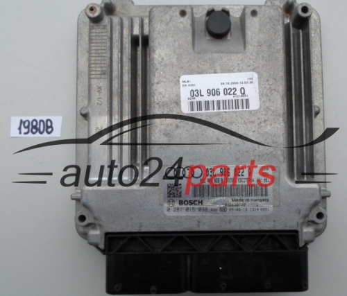 KOMPUTER STEROWNIK SILNIKA AUDI Q5 2.0 TDI BOSCH  0281015038,  03L906022Q, 03L906022B