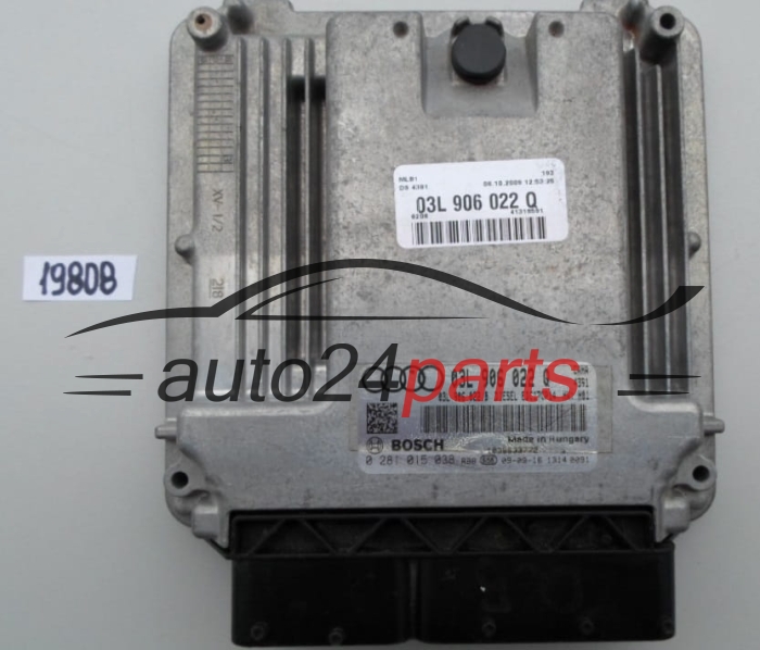 KOMPUTER STEROWNIK SILNIKA AUDI Q5 2.0 TDI BOSCH  0281015038,  03L906022Q, 03L906022B