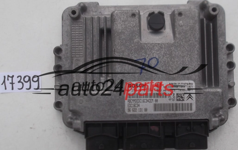 ECU CENTRALITA DE MOTOR PEUGEOT 307 1.6 HDI BOSCH 0 281 013 331, 0281013331, 96 622 131 80, 9662213180, 9653958980, EDC16C34