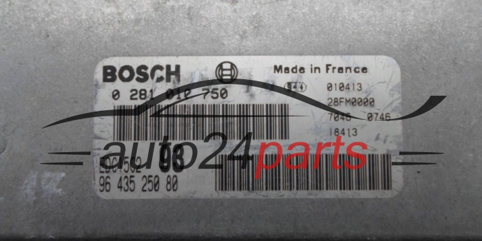 KOMPUTER STEROWNIK SILNIKA CITROEN PEUGEOT 2.0 HDI BOSCH  0281010750,  9643525080