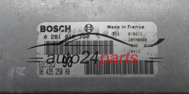 KOMPUTER STEROWNIK SILNIKA CITROEN PEUGEOT 2.0 HDI BOSCH  0281010750,  9643525080