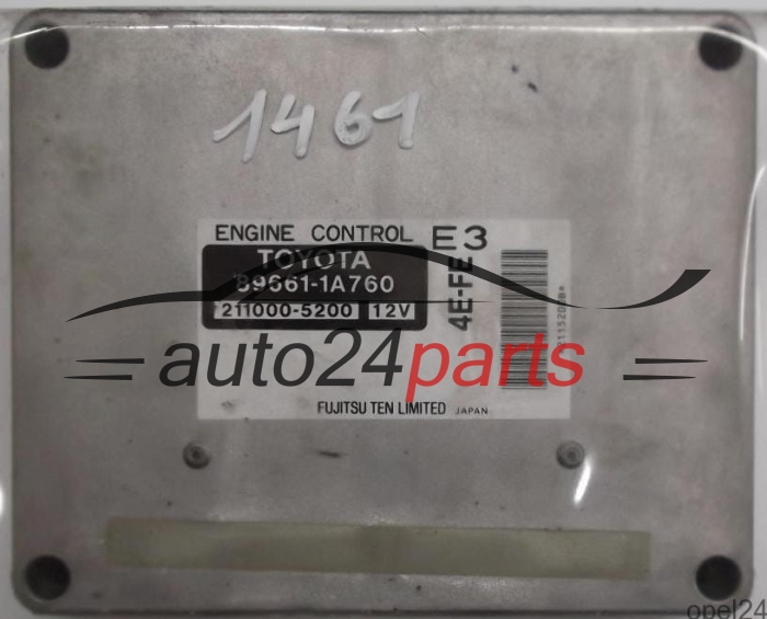 calculateur moteur pour toyota corolla 1.3 16v