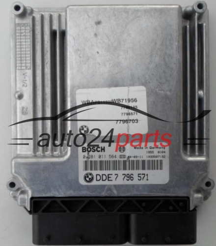 CALCULATEUR MOTEUR BMW E53 X3 2.0 D BOSCH 0 281 011 564,  DDE 7 796 571
