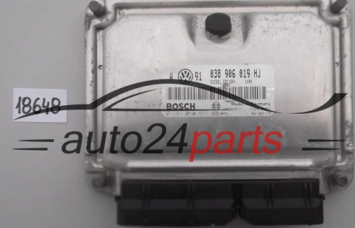 KOMPUTER STEROWNIK SILNIKA VOLKSWAGEN GOLF BOSCH 0 281 010 977, 0281010977, 038 906 019 HJ, 038906019HJ, 28SA5579