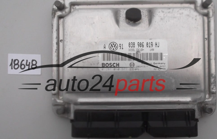 KOMPUTER STEROWNIK SILNIKA VOLKSWAGEN GOLF BOSCH 0 281 010 977, 0281010977, 038 906 019 HJ, 038906019HJ, 28SA5579