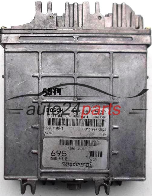 KOMPUTER STEROWNIK SILNIKA VOLVO S40 V40 1.9 TDI BOSCH 0281001906