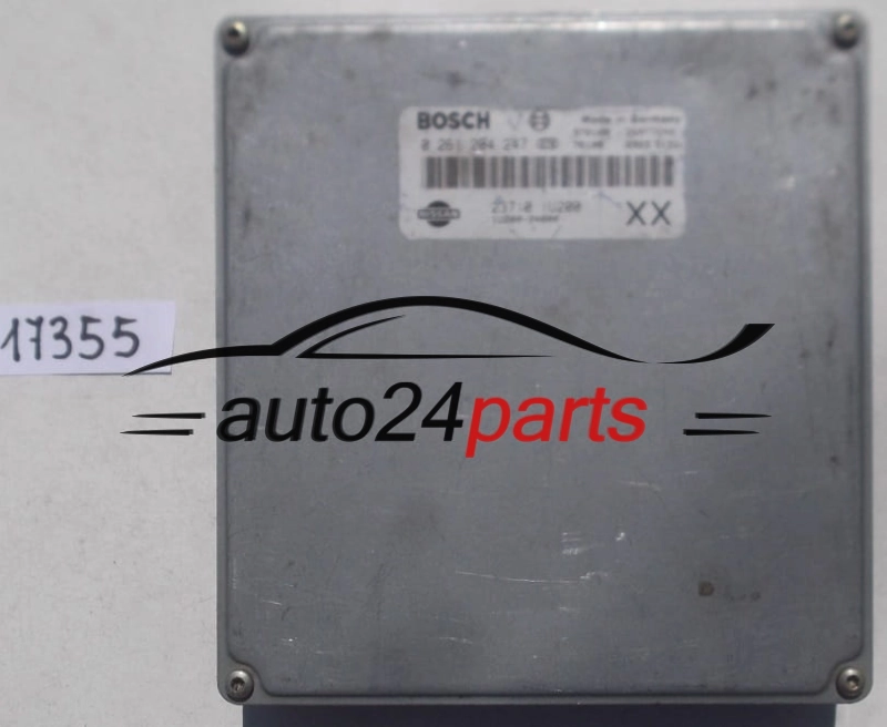 CALCULATEUR MOTEUR NISSAN MICRA 1.3 BOSCH 0 261 204 247, 0261204247, 23710-1U200, 237101U200, 1U200-24800, 1U20024800 XX