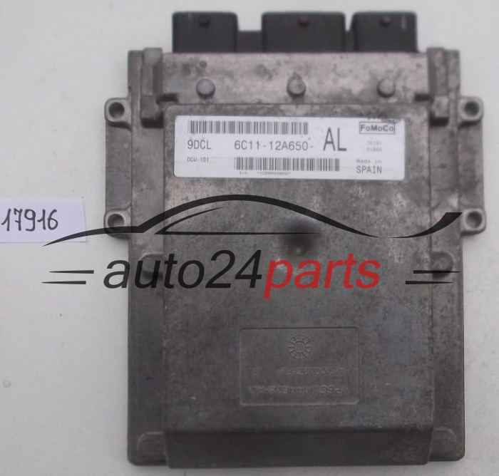 KOMPUTER STEROWNIK SILNIKA FORD 2.4 TDCI FoMoCo 6C11-12A650-AL,  9DCL