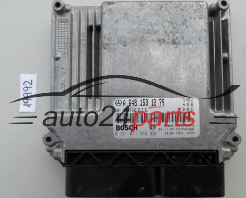 KOMPUTER STEROWNIK SILNIKA MERCEDES W211 320 CDI BOSCH 0 281 011 349, 0281011349, A 648 153 12 79, A6481531279, 6481531279, CR3.23