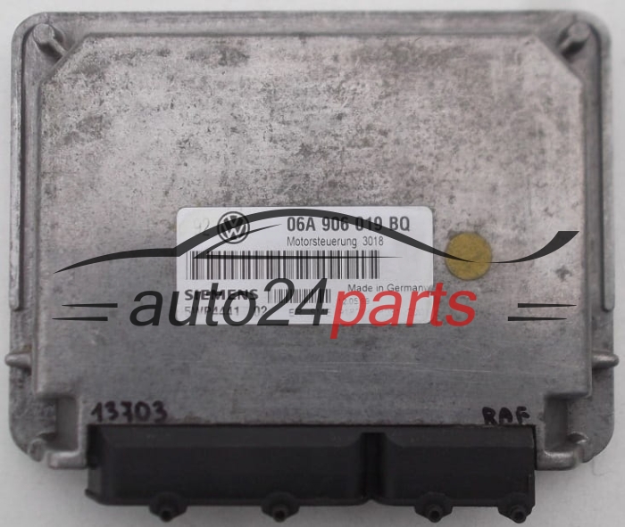KOMPUTER STEROWNIK SILNIKA VW VOLKSWAGEN GOLF BORA 1.6 06A906019BQ, 06A 906 019 BQ, SIEMENS 5WP4441 02, 5WP444102