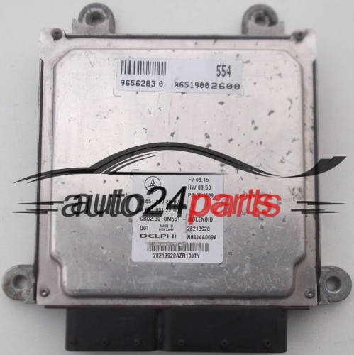 calculateur moteur pour mercedes sprinter 2.7 cdi 