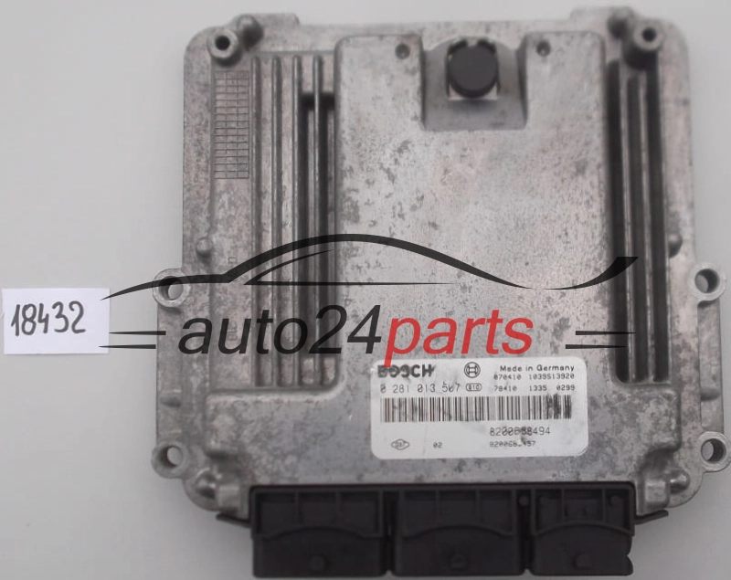 KOMPUTER STEROWNIK SILNIKA RENAULT SCENIC 2.0 DCI BOSCH 0 281 013 507, 0281013507, 8200688494