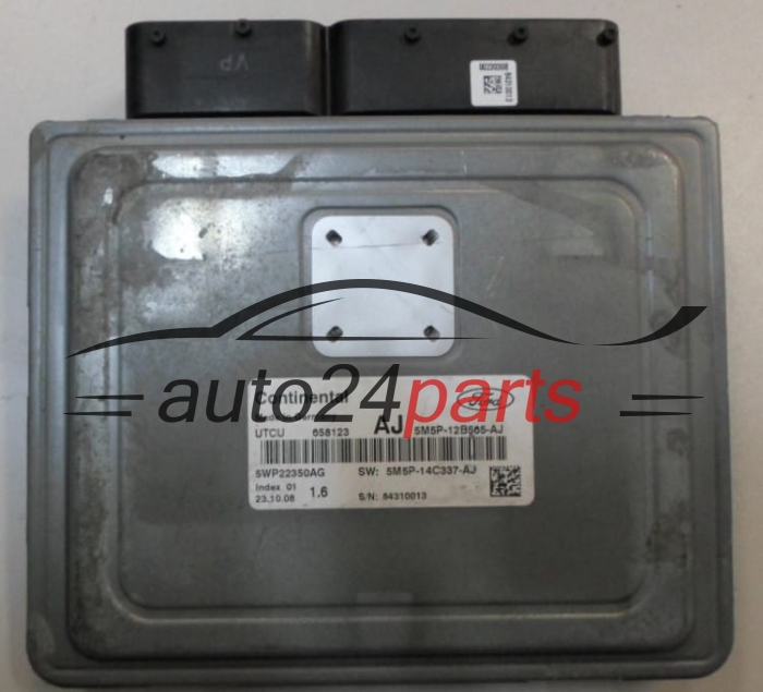 ECU CENTRALITA DE MOTOR  FORD 1.6 Continental 5WP22350AG, 5M5P-12B565-AJ,  5M5P-14C337-AJ