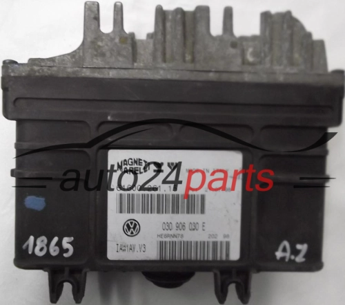 KOMPUTER STEROWNIK SILNIKA VW VOLKSWAGEN POLO 1.6 AFH, AEE IAW1AV.V3, IAW1AVV3, 030906030E, 030 906 030 E, 61600.261.15 -