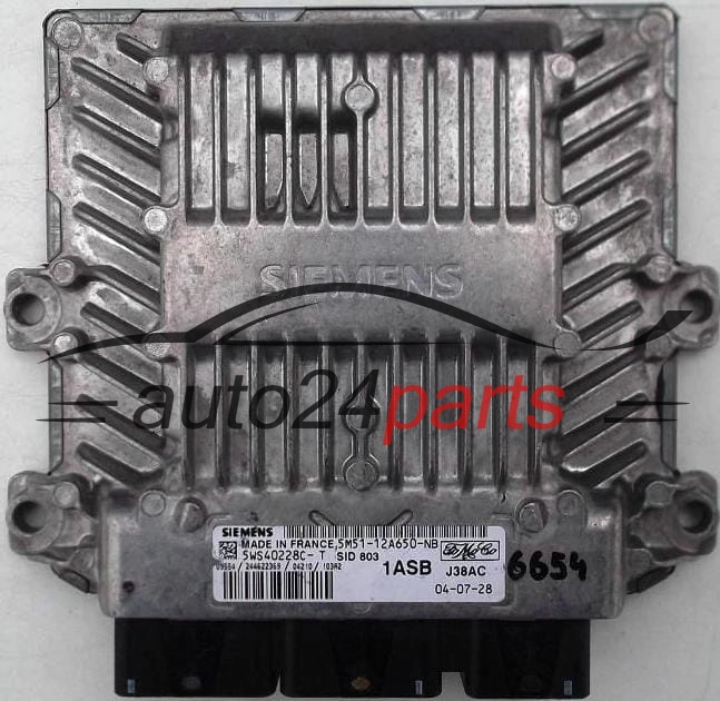 KOMPUTER STEROWNIK SILNIKA FORD FOCUS 2.0 TDCI SIEMENS 5WS40228C-T, FoMoCo 5M51-12A650-NB