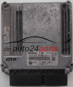 CALCULATEUR MOTEUR BMW SERII 5 E60/E61 530 3.0 DIESEL BOSCH 0281012190, 0 281 012 190, DDE 7 807 167, 7807167, 171068707 