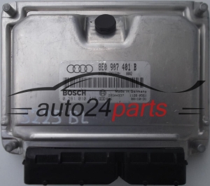 MOTORSTEUERGERÄT ECU STEUERGERÄT AUDI A4 2.5 TDI 8E0907401B, 8E0 907 401 B, BOSCH 0281010446, 0 281 010 446, DIESEL EDC15UM+ 0002 28SA4937