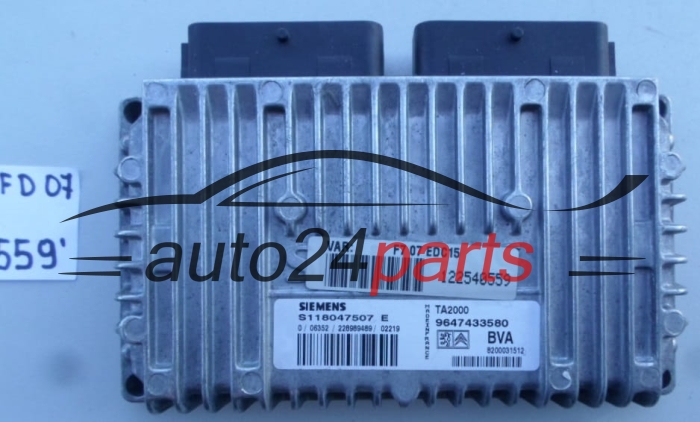 Getriebesteuergerät Steuergerät Automatik Getriebe CITROEN C5 S118047507 E, S118047507E, 9647433580