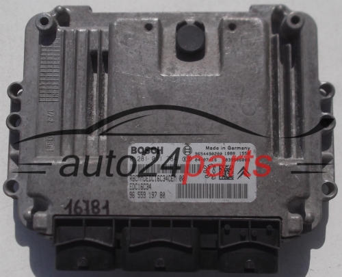 MOTORSTEUERGERÄT ECU STEUERGERAT PEUGEOT 206 1.4 BOSCH 0 281 011 784