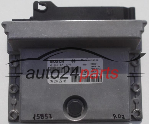 KOMPUTER STEROWNIK SILNIKA CITROEN XANTIA 1.9 TD BOSCH 0 281 001 669