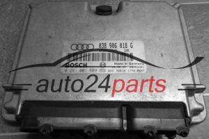 MOTORSTEUERGERÄT ECU STEUERGERAT AUDI A6 1.9 TDI AFN 038 906 018 G, 038906018G, BOSCH 0 281 001 609, 0281001609 