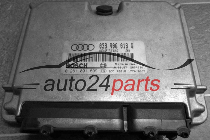 MOTORSTEUERGERÄT ECU STEUERGERAT AUDI A6 1.9 TDI AFN 038 906 018 G, 038906018G, BOSCH 0 281 001 609, 0281001609