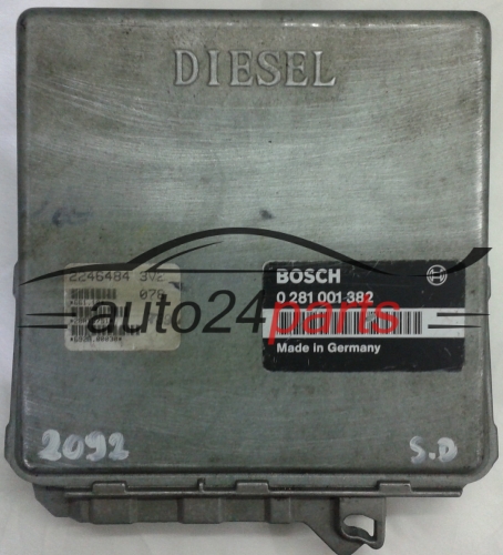 KOMPUTER STEROWNIK SILNIKA BMW 3 E36 325 BOSCH 0281001382, 0 281 001 382, 2246484, 28RTD751 